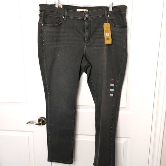 Levi's Denim - Levi’s Grey black Jeans Plus Size 24